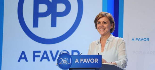 La secretaria general del Partido Popular, María Dolores de Cospedal