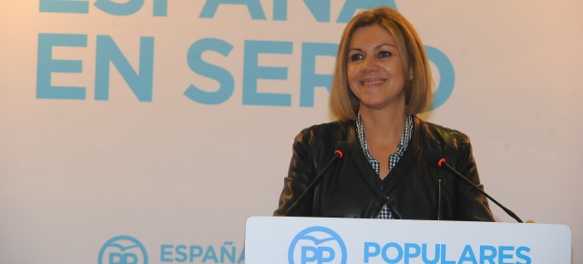 La secretaria general del Partido Popular, María Dolores de Cospedal