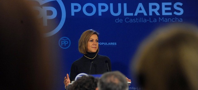 La secretaria general del Partido Popular, María Dolores de Cospedal