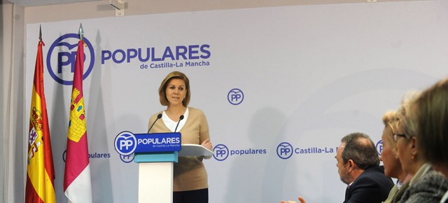 La secretaria general del Partido Popular, María Dolores de Cospedal