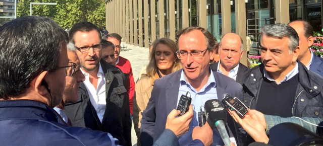 El candidato del PP a las elecciones vascas, Alfonso Alonso