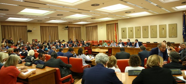 Mariano Rajoy preside la reunión plenaria del Grupo Parlamentario Popular