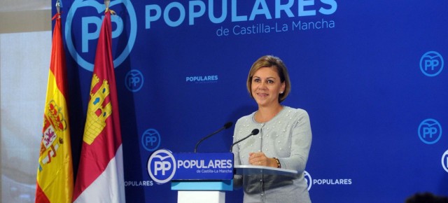 La secretaria general del Partido Popular, María Dolores de Cospedal