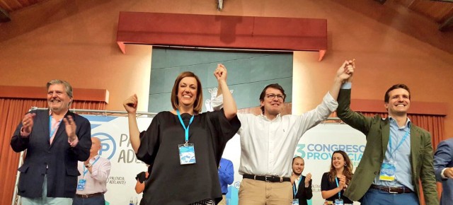 Pablo Casado en la clausura del 13 Congreso del PP de Palencia