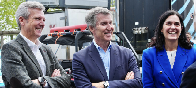 Alberto Núñez Feijóo y Alfonso Rueda visitan las instalaciones de CIAE 112 Galicia en A Estrada (Pontevedra) Alberto Núñez Feijóo y Alfonso Rueda visitan las instalaciones de CIAE 112 Galicia en A Estrada (Pontevedra)