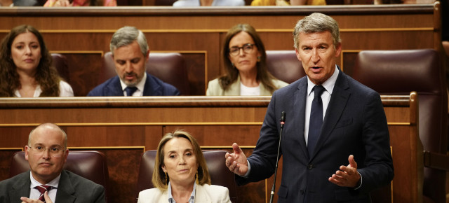 Alberto Núñez Feijóo interviene en el Congreso