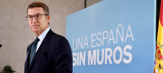 Alberto Núñez Feijóo en un acto de balance de 2023 