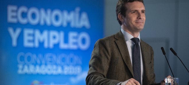 Pablo Casado clausura la Convención de Economía y Empleo del PP en Zaragoza