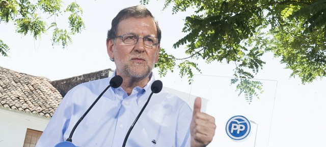 El presidente del Partido Popular, Mariano Rajoy 