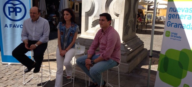 Andrea Levy interviene en un acto en Granada