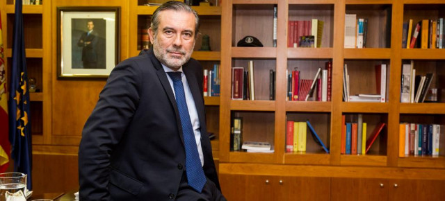 El secretario de Justicia e Interior, Enrique López