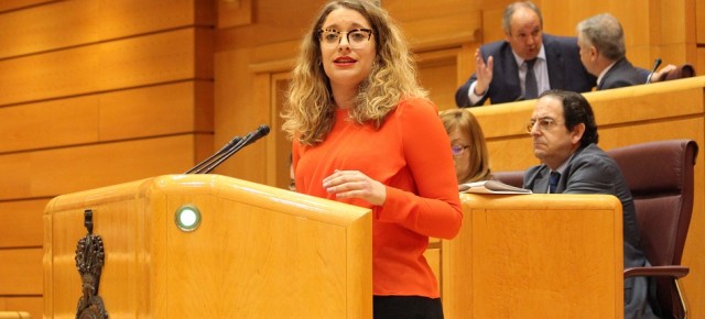 La portavoz de Justicia del GPP en el Senado, Ester Muñoz