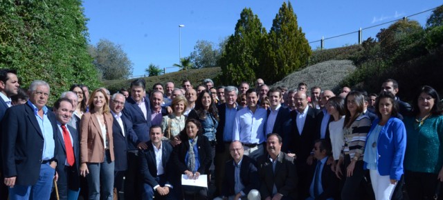 Pablo Casado en Jaén después de la reunión del Comité Ejecutivo del PP de Andalucía