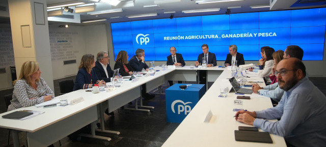 Alberto Núñez Feijóo se reúne con los consejeros de Agricultura de las Comunidades Autónomas gobernadas por el PP