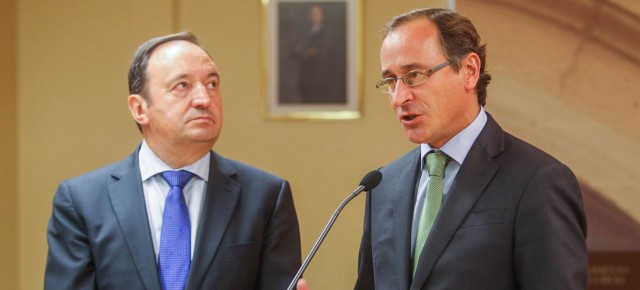 El portavoz del Grupo Popular en el Congreso, Alfonso Alonso