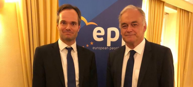 Esteban González Pons portavoz del PP y vicepresidente primero del Grupo PPE en el Parlamento Europeo