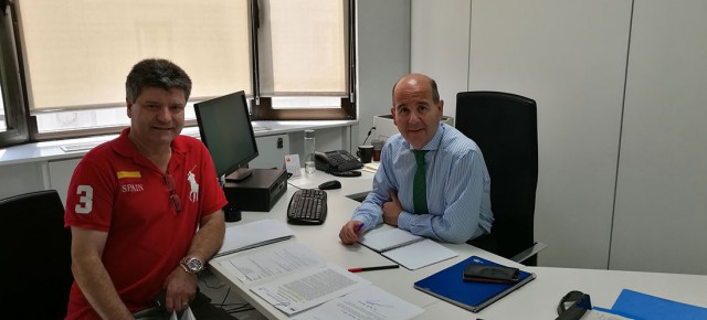 Ramón Moreno se reúne con Juan Landeira, presidente del PP de España en Rio de Janeiro