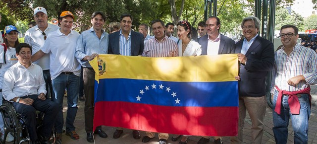 Manifestación por la liberación de los presos políticos en Venezuela