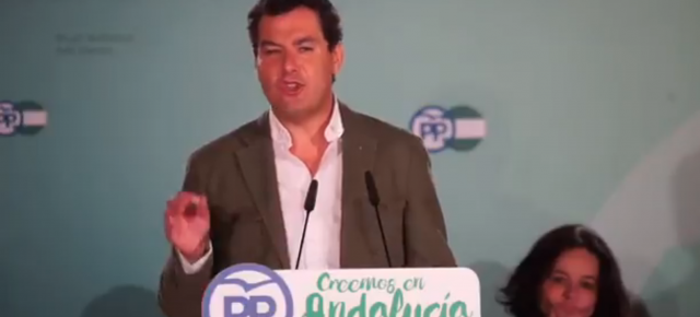 Juan Manuel Moreno clausura la reunión del Grupo Parlamentario Popular en Carmona (Sevilla)