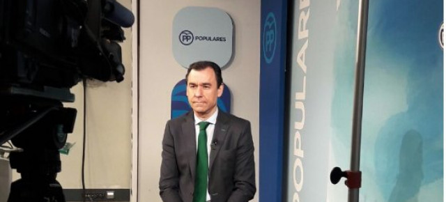 El coordinador general del Partido Popular, Fernando Martínez-Maillo, es entrevistado en 