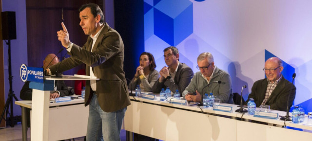 El coordinador general del Partido Popular, Fernando Martínez Maíllo, en el Comité de Gobiernos Locales del PP