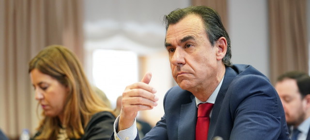 Antonio Fernández Maíllo, en la Comisión de investigación del caso Koldo
