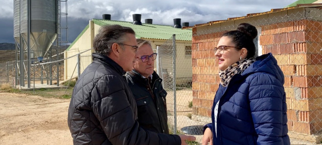 Luis María Beamonte visita Monforte de Moyuela