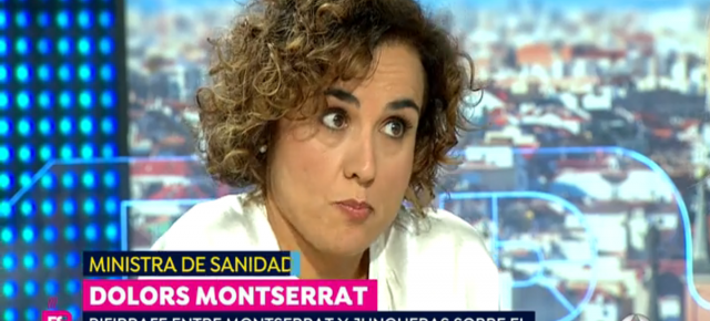 La ministra de Sanidad, Servicios Sociales e Igualdad, Dolors Montserrat