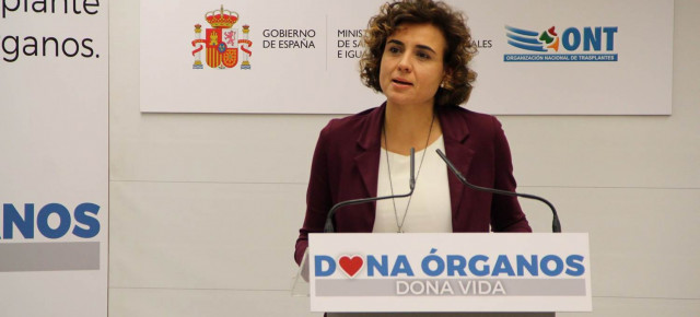 La ministra de Sanidad, Servicios Sociales e Igualdad, Dolors Montserrat, presenta el balance sobre donación y trasplantes de órganos 