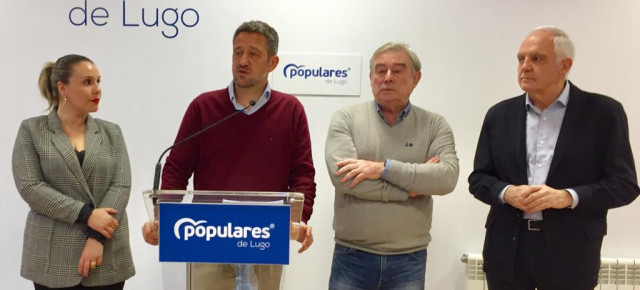 El vicesecretario de Participación del PP, Jaime de Olano, en Lugo