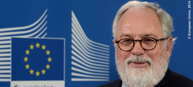 El Comisario europeode Acción para el Clima y Energía, Miguel Arias Cañete