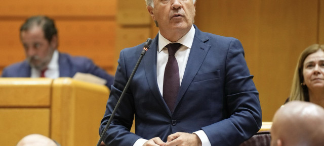 José Ignacio Landaluce en la sesión de control al Gobierno 