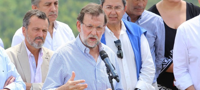 El presidente del Gobierno y del Partido Popular, Mariano Rajoy