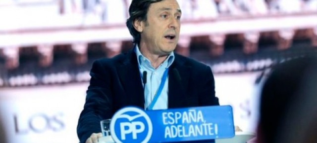 Rafael Hernando en el 18 Congreso del PP