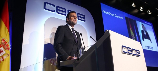 Intervención de Mariano Rajoy en la clausura de la Asamblea General de la Confederación Española de Organizaciones empresariales (CEOE)