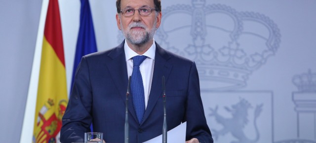 Mariano Rajoy, comparece en rueda de prensa, tras el Consejo de Ministros extraordinario.