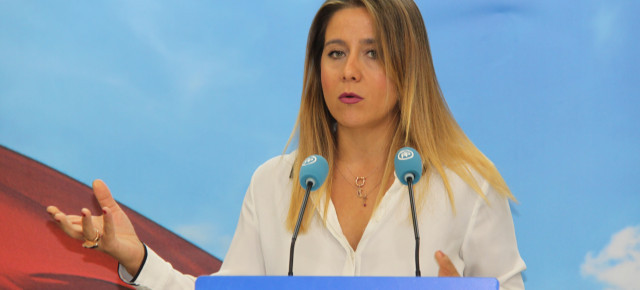 Sofía Acedo, en rueda de prensa