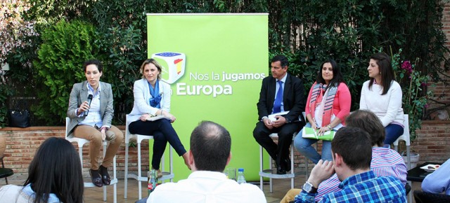 Beatriz Jurado durante el acto