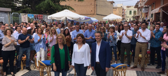 La presidenta del PPCV y Rubén Moreno participan en el acto En primera persona en la Pobla de Vallbona