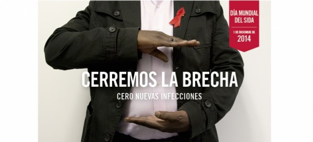 Campaña “Cerremos la Brecha”. Fuente: ONUSIDA