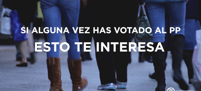 Imagen del último vídeo de campaña del PP para el #21D