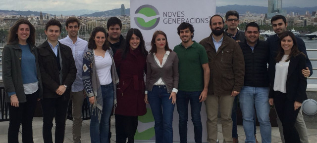 Andrea Levy se reúne con la nueva ejecutiva de NNGG de Cataluña