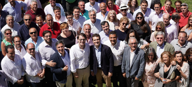 Pablo Casado preside la Junta Directiva del Partido Popular de Ávila