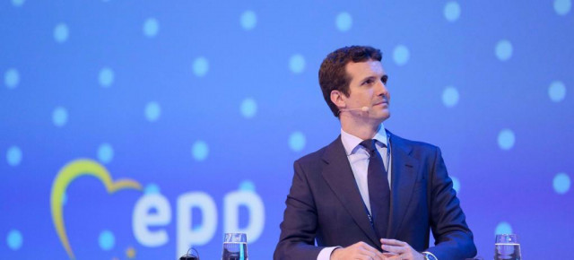 Pablo Casado en el Congreso del Partido Popular Europeo en Helsinki