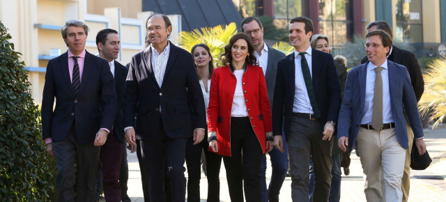 Pablo Casado en la presentación de candidatos del PP de Madrid