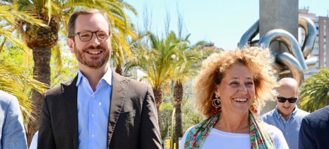 Pilar Marín junto a Javier Maroto