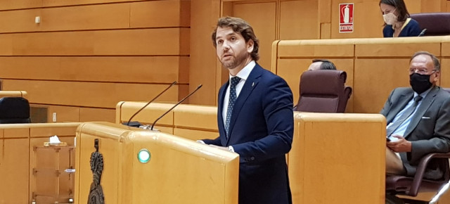 Fernando Priego en el Senado.