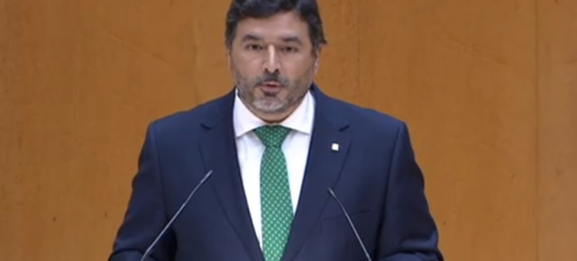 El portavoz de Turismo del GPP y senador por Huelva, José Enrique Sánchez Núñez