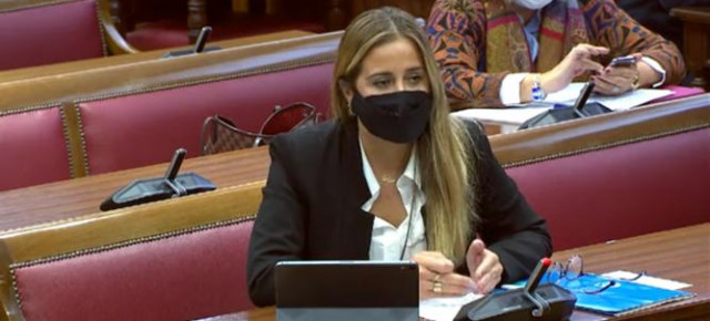 Sofía Acedo durante su intervención.