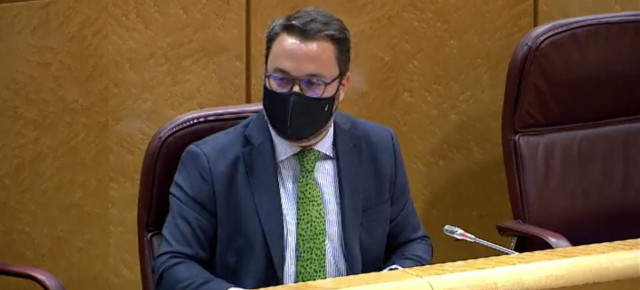 Asier Antona durante su intervención.